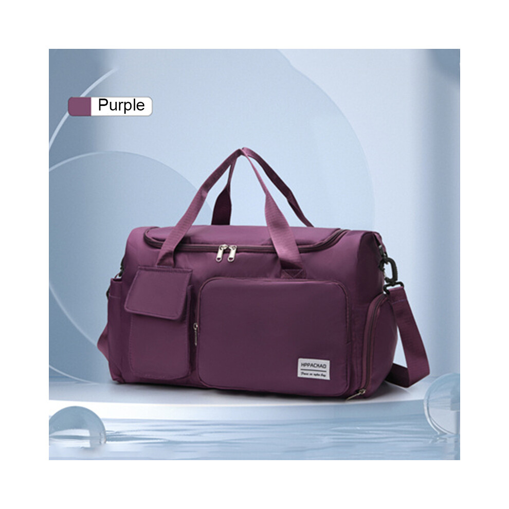 Sac de sport Oxford (violet), grande capacité, idéal pour les voyages, le fitness, le yoga