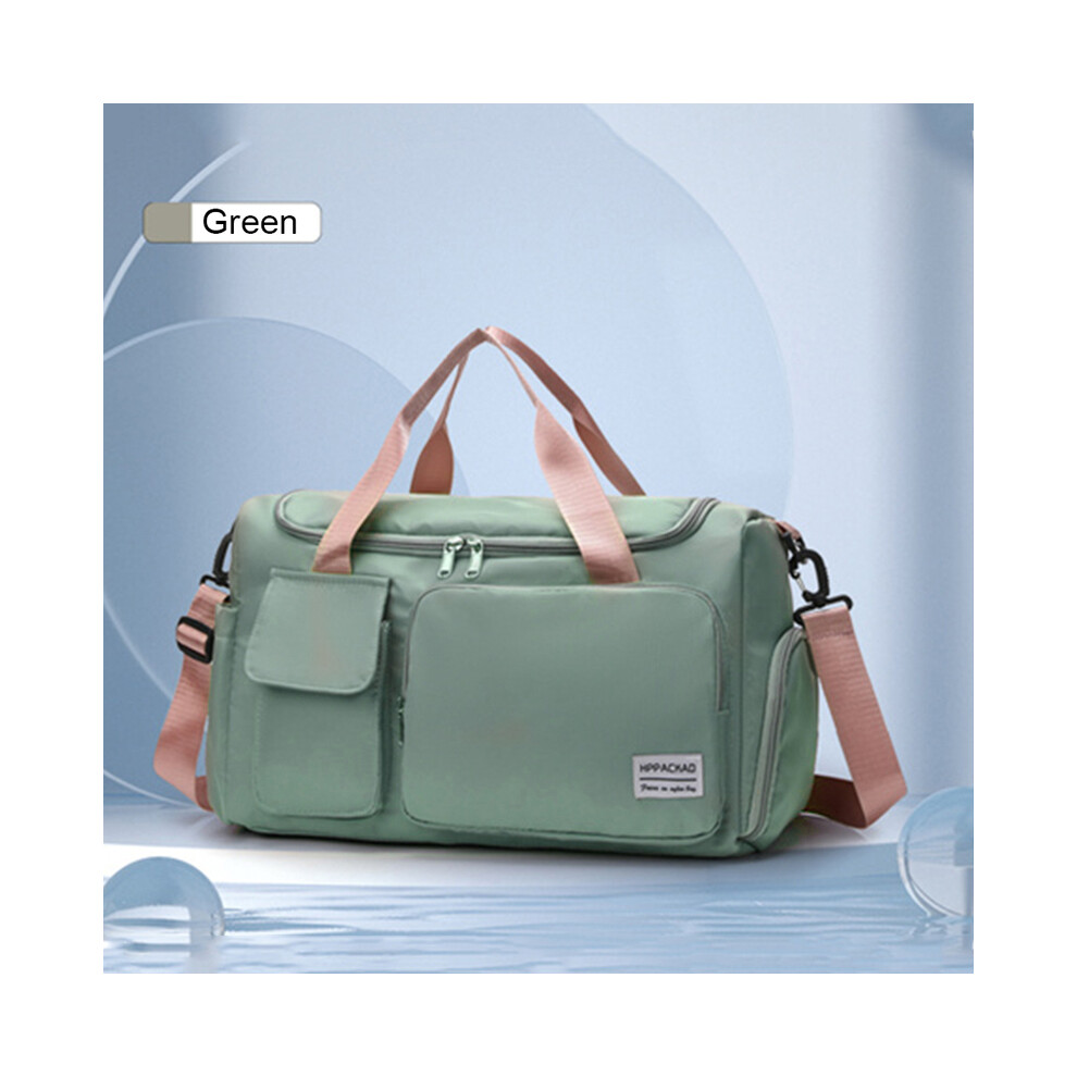 Sac de sport Oxford (vert), grande capacité, idéal pour les voyages, le fitness, le yoga, les grandes valises