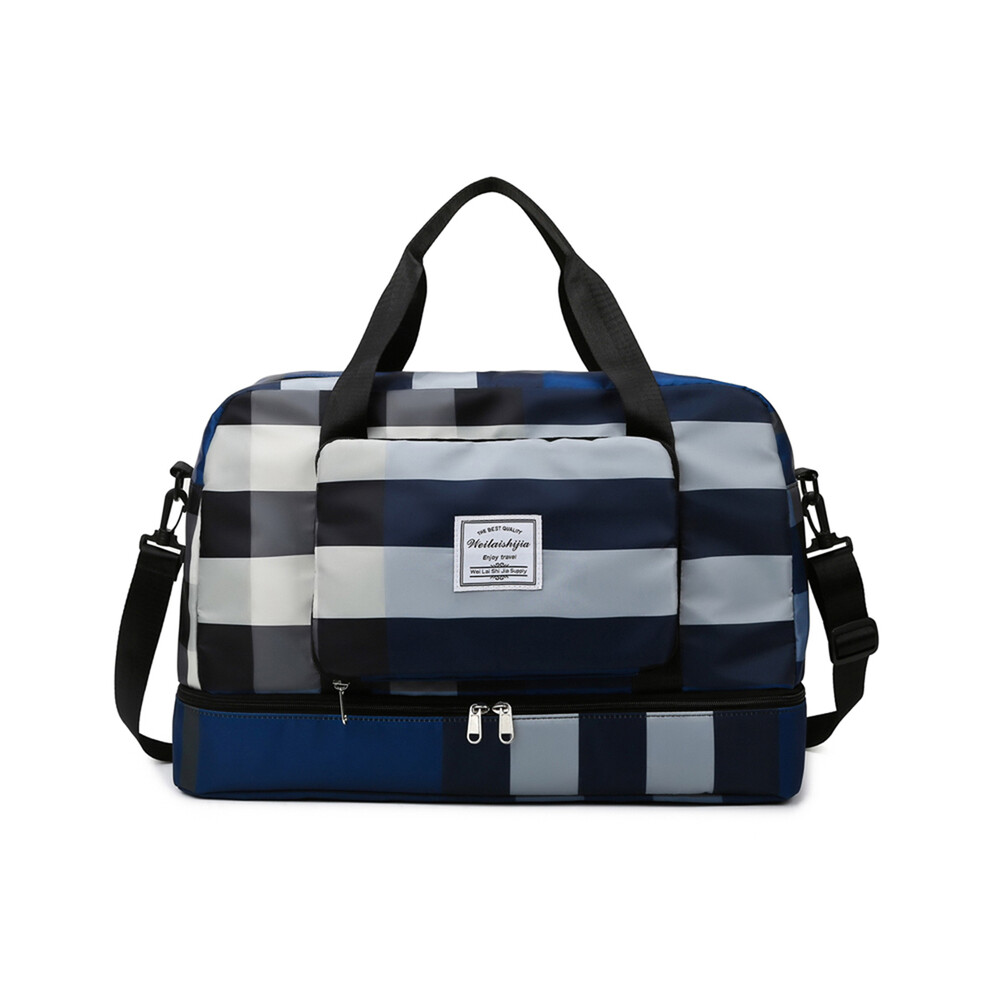 (Bleu) Sacs à main pour ordinateur portable, sac de voyage, sac à bandoulière, sac de sport, sac de fitness, sac