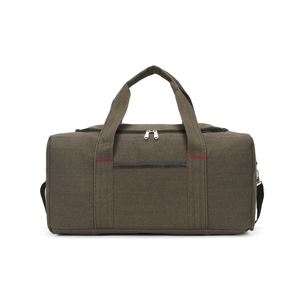 (Kaki) Sac de voyage en toile pour homme, grand format, organisateur de voyage, sac de voyage pour femme, sac