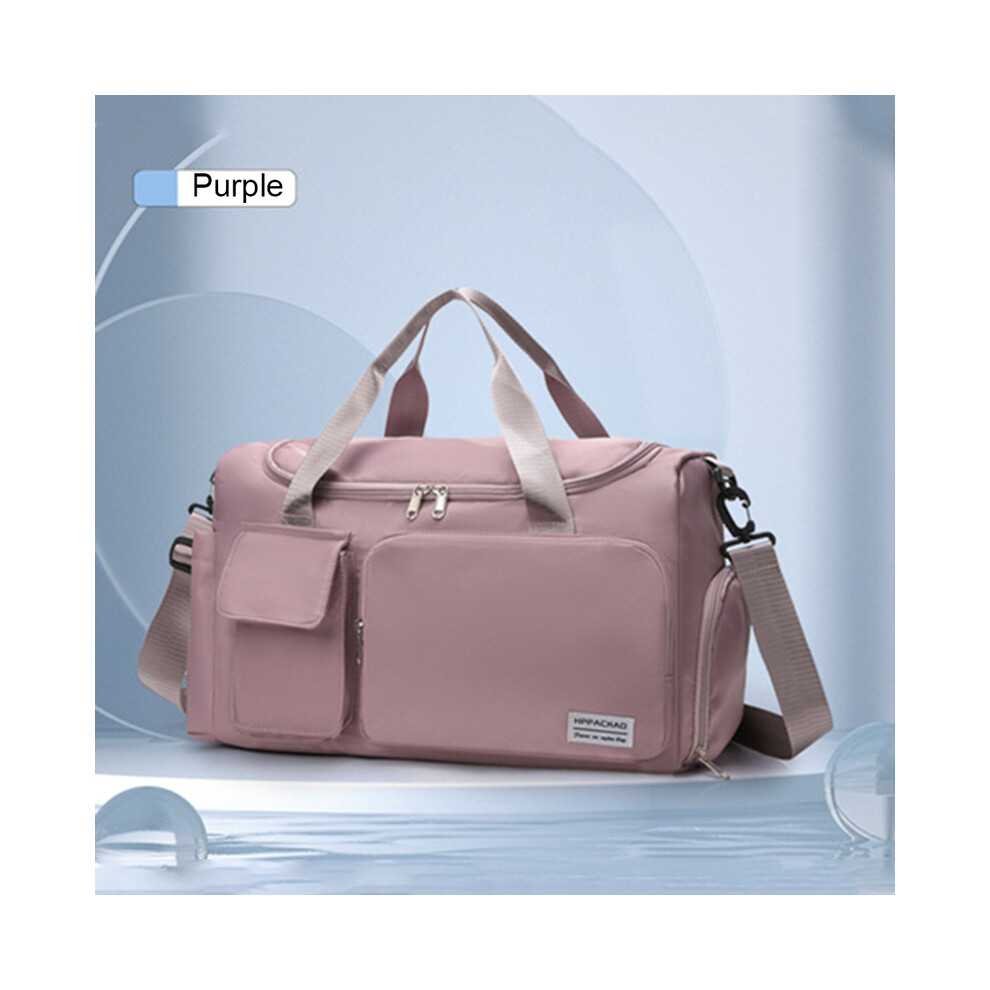 Sac de sport Oxford (violet), grande capacité, idéal pour les voyages, le fitness, le yoga