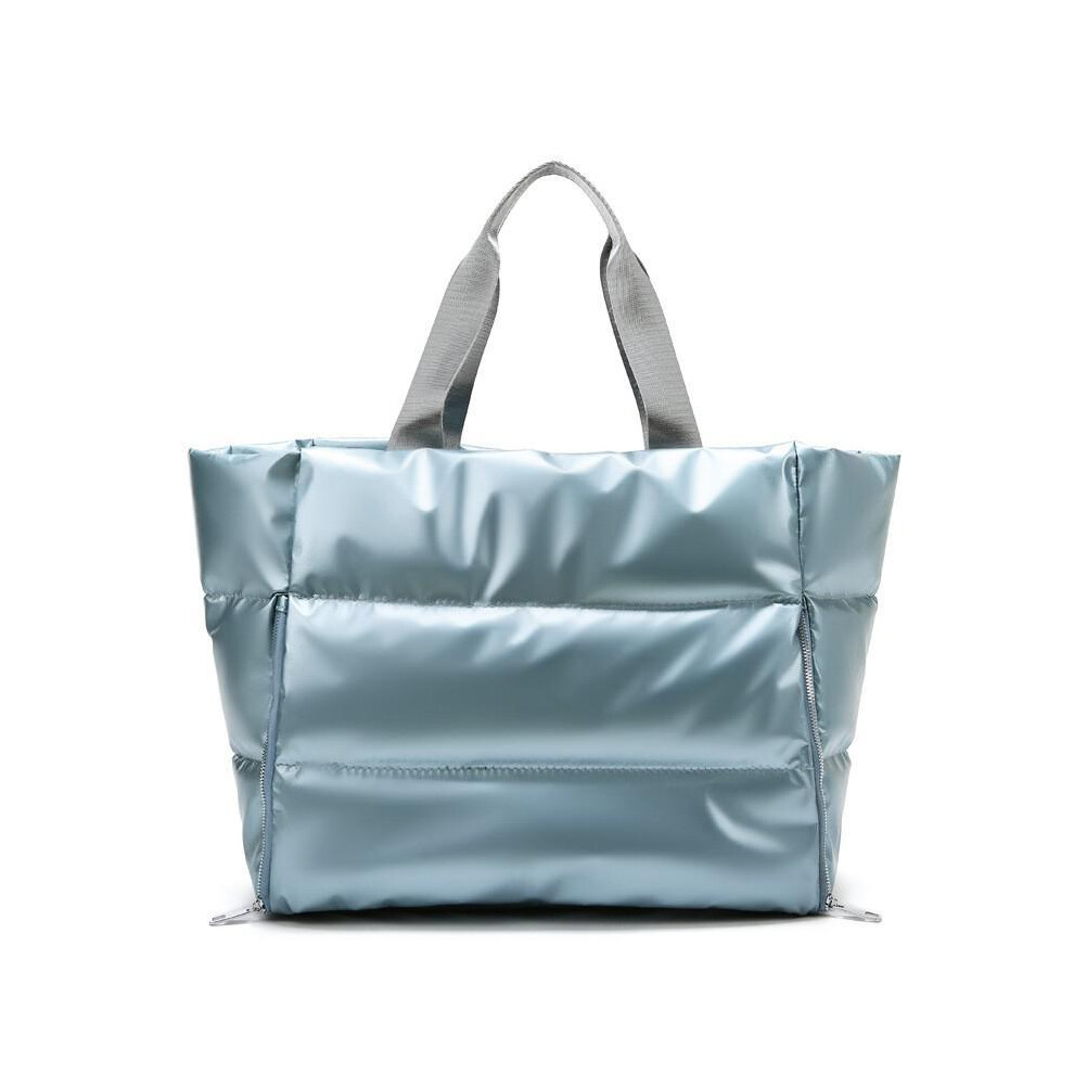 (Bleu) Sac de voyage tendance, sac de sport étanche, sac de yoga, sacs à main et porte-monnaie pour femmes, sacs