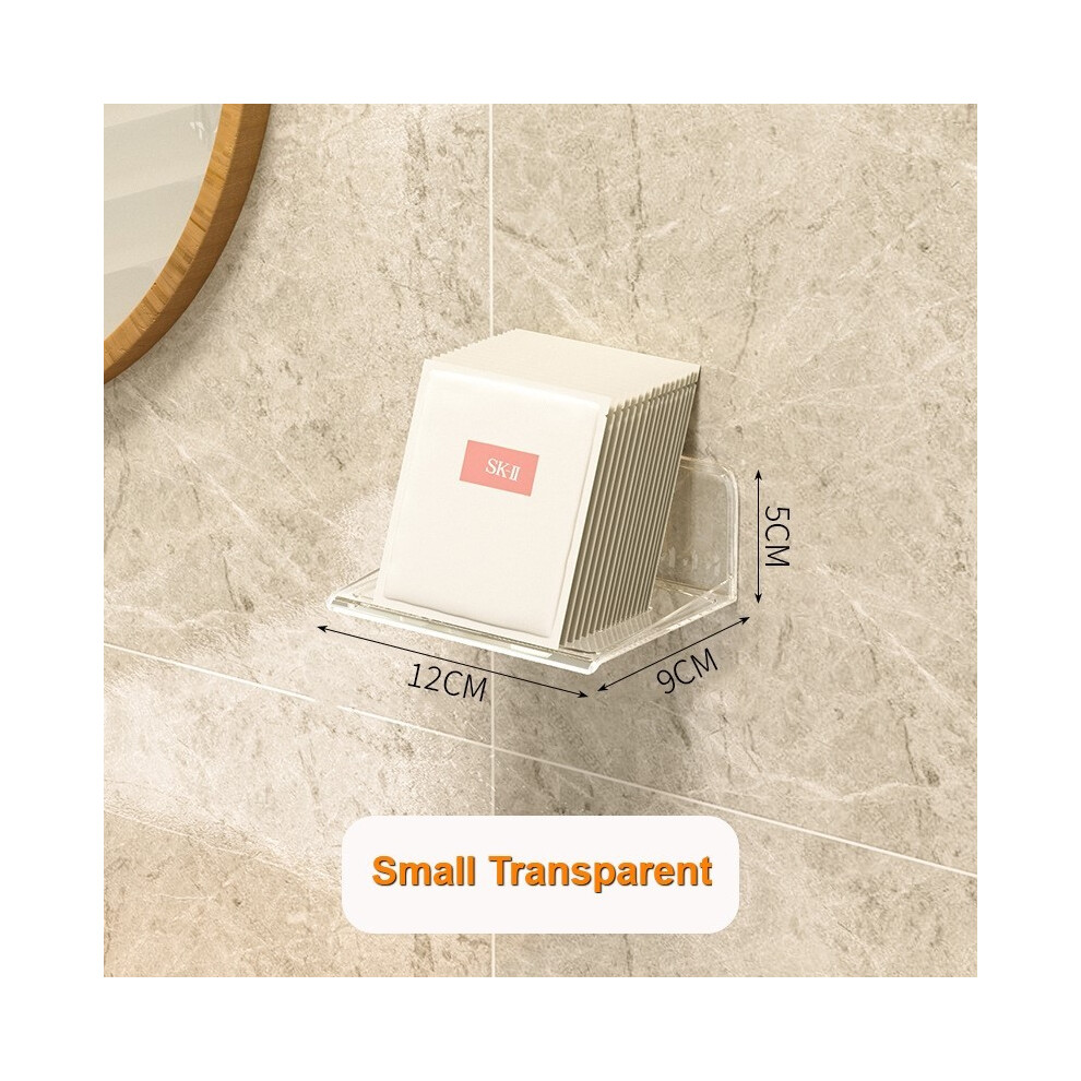 (10 pièces. Petit transparent) 3478 Accessoire de salle de bain Armoire à miroir Boîte de rangement Étagère de