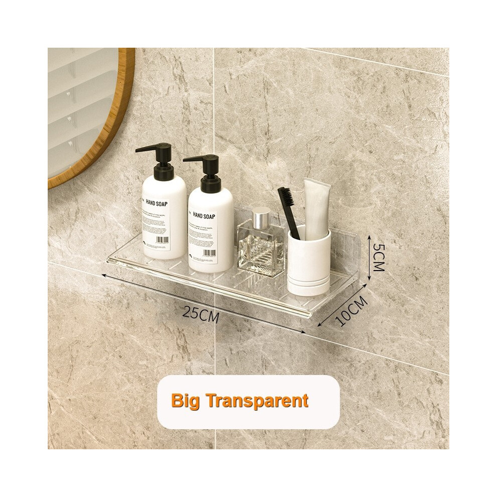 (1 pièce. Grand transparent) 3478 Accessoire de salle de bain Armoire à miroir Boîte de rangement Étagère de lavage