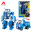 (Jet)Super Wings 7" Robot série 2" Transform Robot Mini Figurine d'action Transformant Jouet Chariot élévateur 3