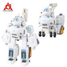 (Astra) Super Wings 7" Robot série 2" Transform Robot Mini Figurine d'action Transformation Jouet Chariot élévateur