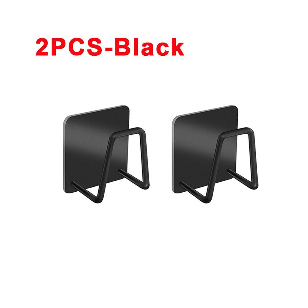 (Style A 2 pièces) Accessoires de salle de bain Rangement pour éponge Évier Drain Égouttoir Étagère Toilette Accessoires