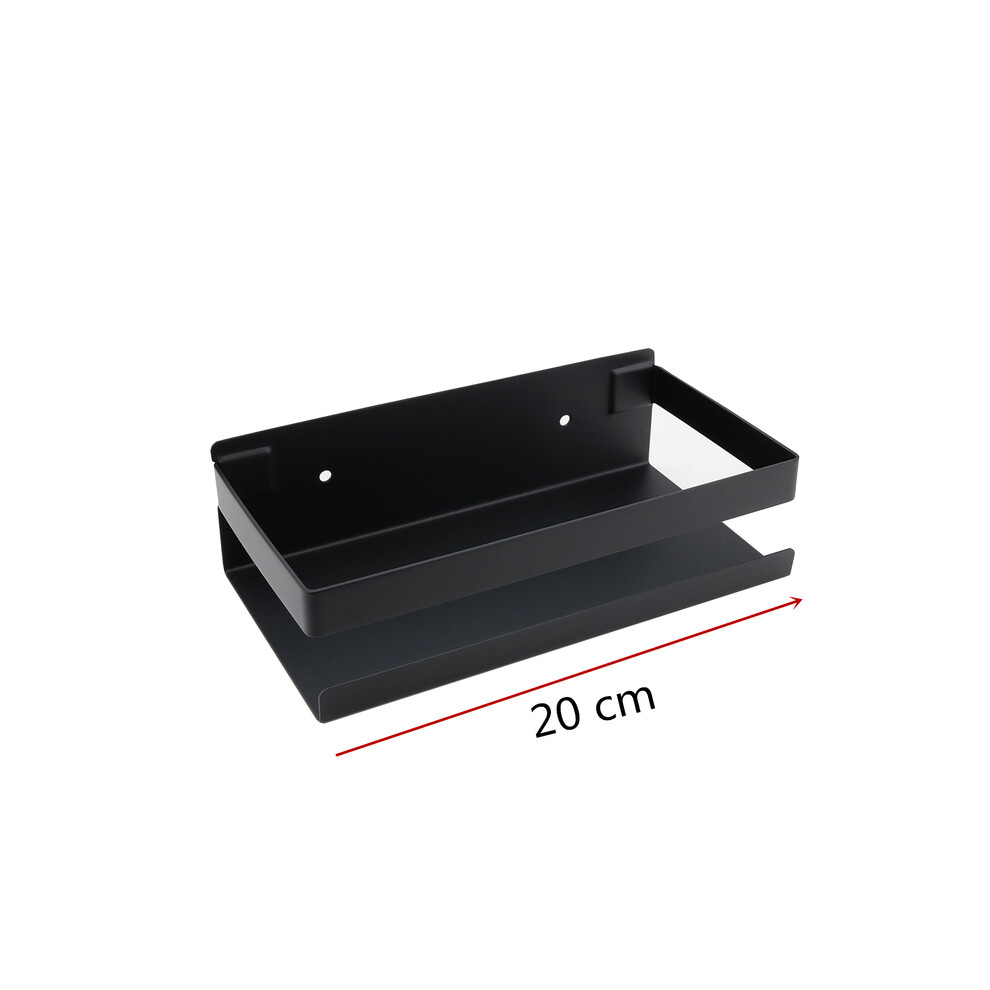 (Noir 20cm)Accessoires de salle de bain Accessoires de quincaillerie Noir mat/argent brossé Accessoires de salle