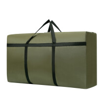 (Vert) Sac de déménagement robuste en tissu Oxford imperméable, portable, grande capacité, sac en toile épaisse