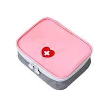 (Rose) Sac de rangement pour médicaments de premiers secours Kit médical d'urgence Enveloppe de survie Équipement