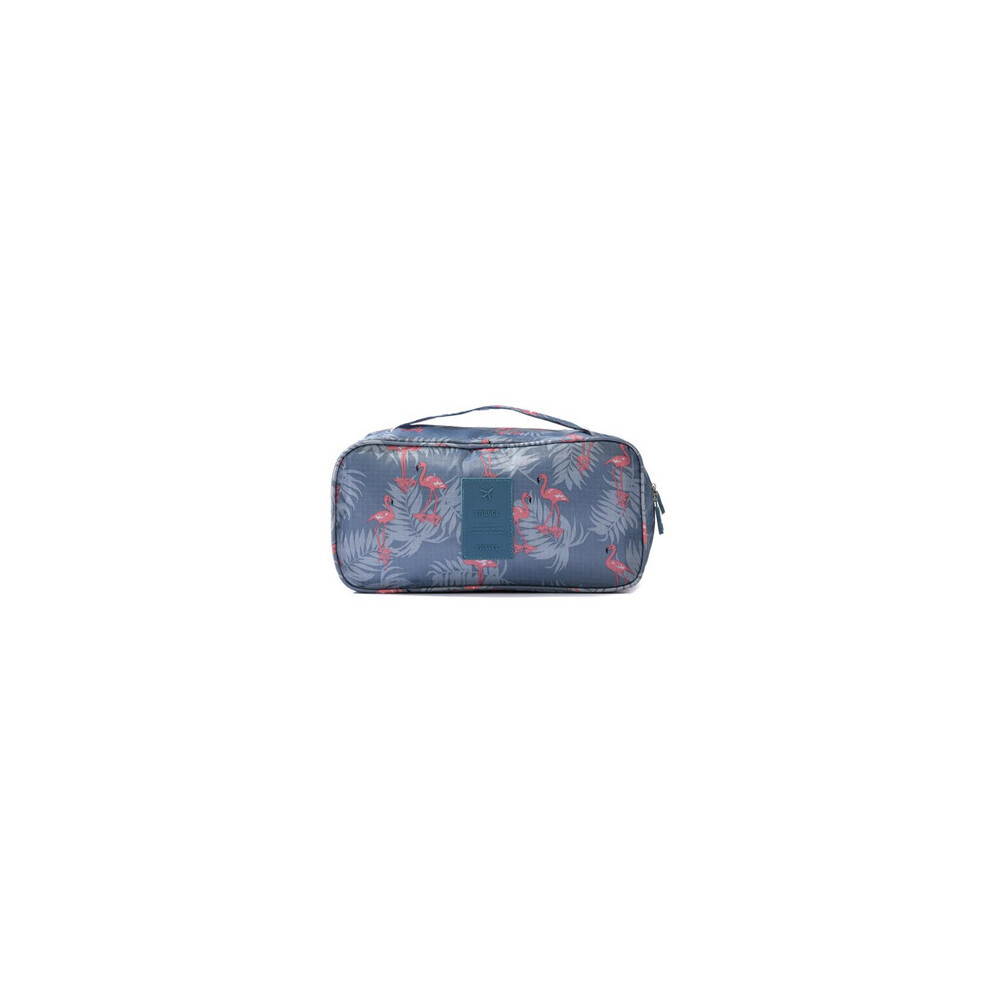 (Flamant bleu) Sac de rangement pour soutien-gorge pour femme, sac de voyage, sac à sous-vêtements, organisateur
