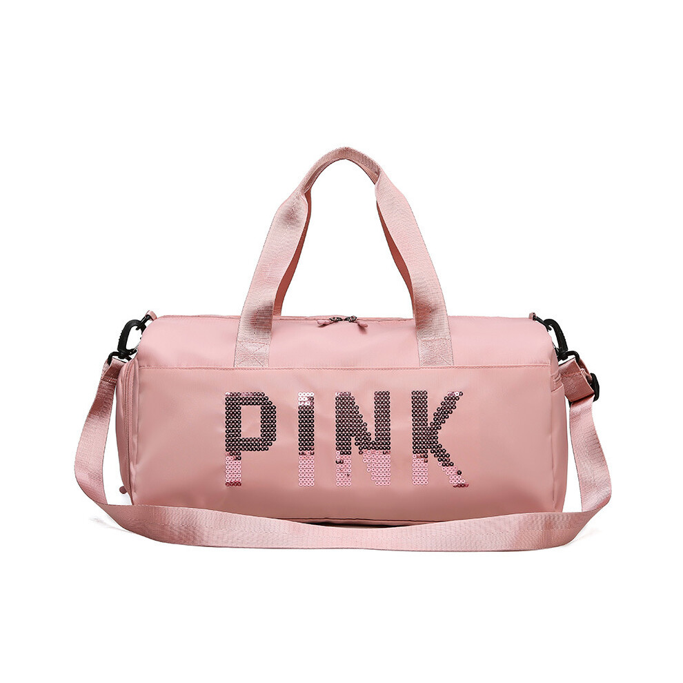 (Pk)Nouveau sac de sport rose à paillettes pour femmes, boîte à chaussures, sacs de sport imperméables pour le