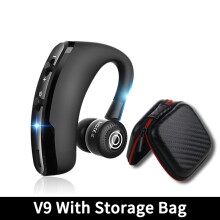 (V9 avec sac) Nouveau casque Bluetooth V9S V8S pour conducteur de voiture, casque sans fil avec micro, appels