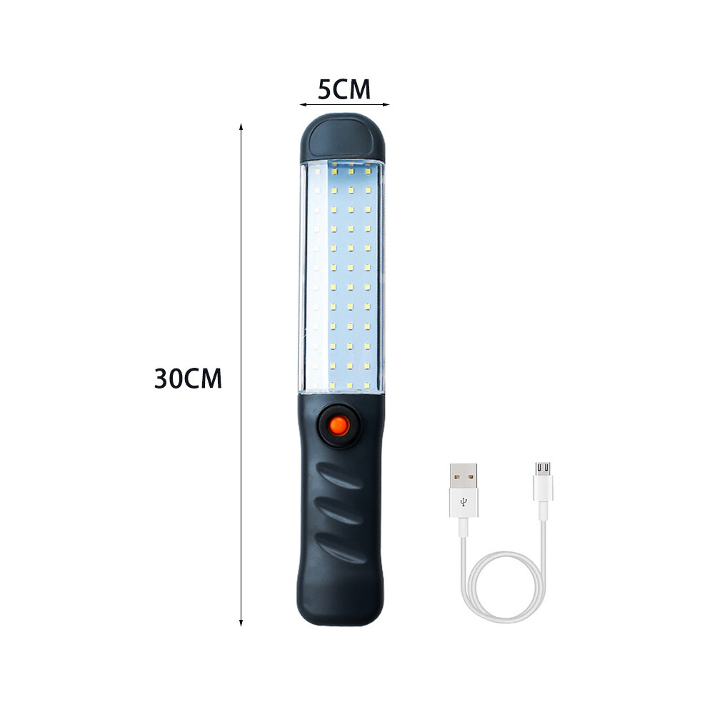 (1 PC) Lampe de travail LED COB Lanterne de camping puissante Lampe torche à main rechargeable USB Lampe de travail