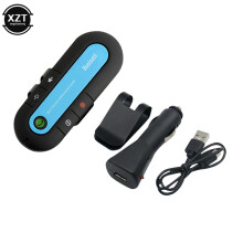 (Bleu) Haut-parleur 4.1 + EDR sans fil Bluetooth compatible kit mains libres voiture lecteur de musique MP3 alimentation