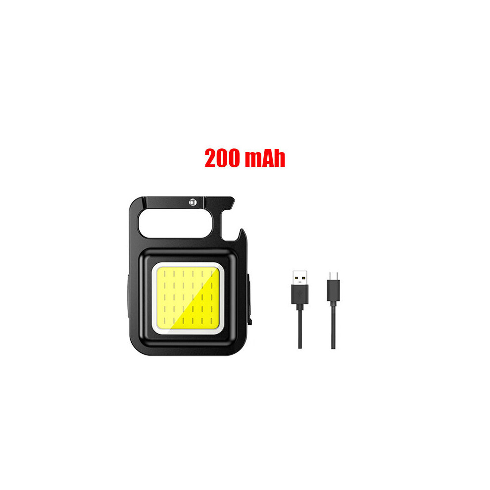 (200 mAh) Nouvelle mini lampe de poche LED portable lampe de poche lampe de poche porte-clés poche extérieure