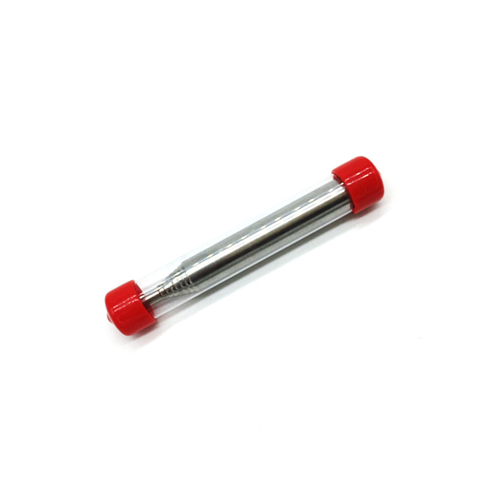 (Rouge) Cuisson en plein air soufflet tuyau de feu en acier inoxydable torche réglable poche soufflet camping
