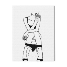 (Funny Toilet Art=2840) Canvas Print Pop Art Framed DIY Install Kit- 16x20" Popular British Pop Anti-Art Movement Wall Art Home Decor Poster for Office Bedroom Living Room