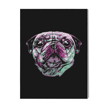 (Dog Dog Dog Lovers Dog=5815) Canvas Print Pop Art Framed DIY Install Kit- 16x20" Popular British Pop Anti-Art Movement Wall Art Home Decor Poster for Office Bedroom Living Room