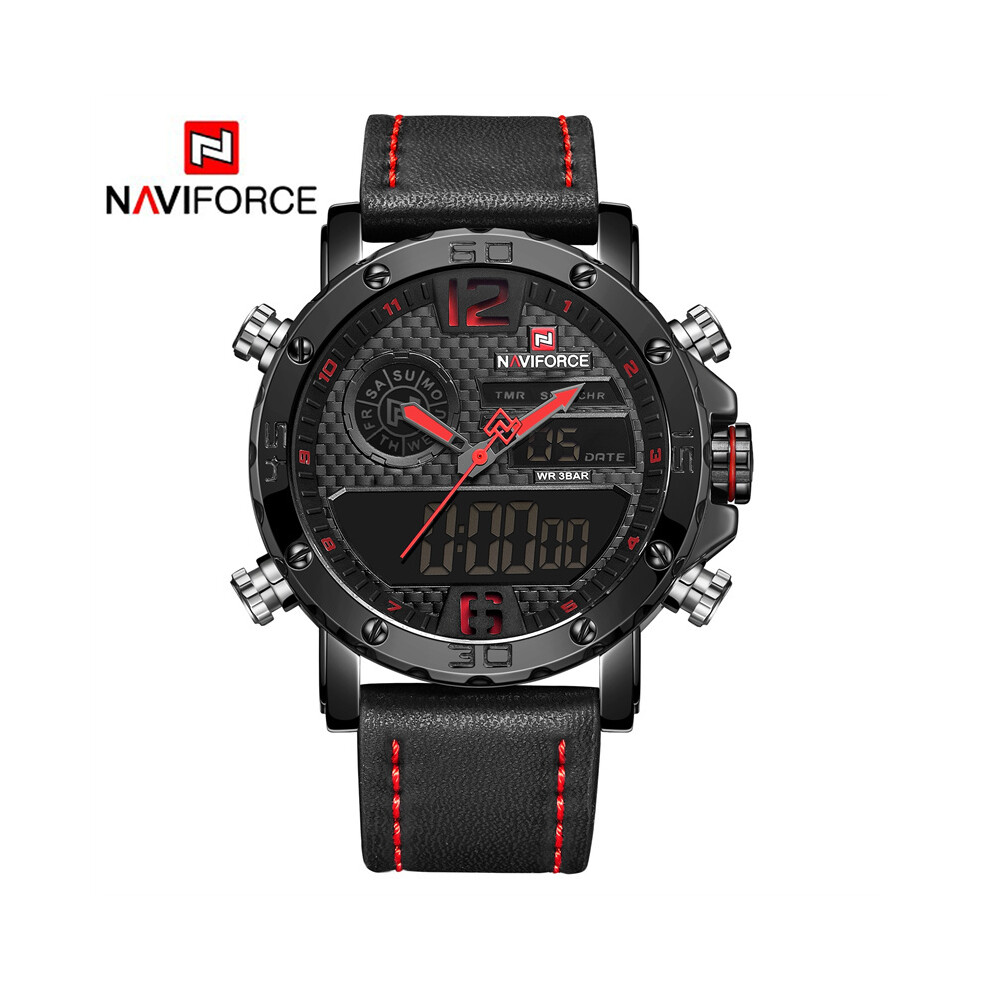(BRB) Montres pour hommes de marques de luxe Montres de sport en cuir pour hommes Montres numériques à quartz