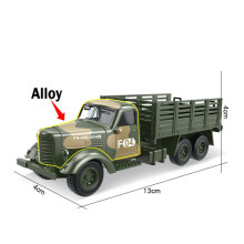 (Bleu ciel) Voiture mécanique en alliage métallique, simulation de char militaire, véhicule blindé, voiture, camion,