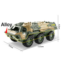 (Blanc) Voiture mécanique en alliage métallique, simulation de char militaire, véhicule blindé, voiture, camion,