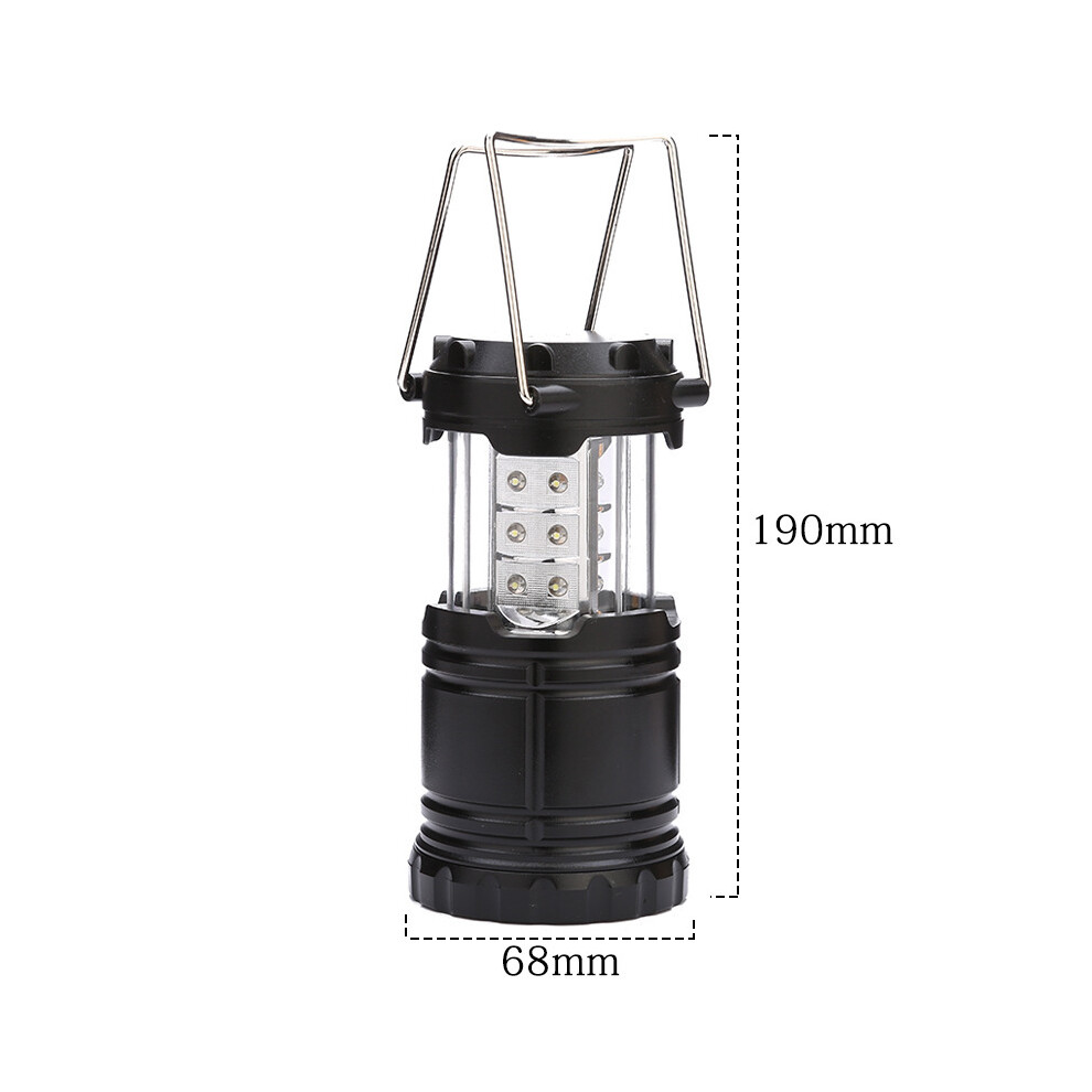 (B)Mini 3 * COB Tente Lampe LED Lanterne Portable Télescopique Torche Camping Lampe Étanche Lumière de Secours