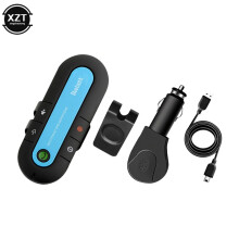 Kit mains libres pour voiture (bleu) 4.1 + EDR sans fil Bluetooth compatible kit mains libres pour voiture lecteur