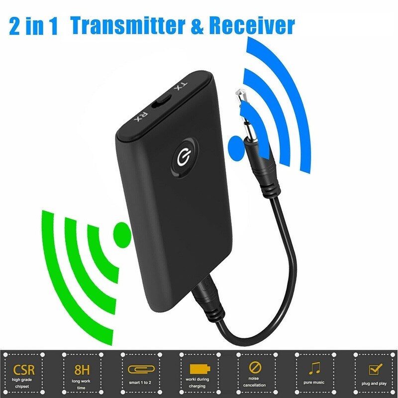 Adaptateur USB Bluetooth 6.0, Récepteur Audio et Émetteur pour Haut