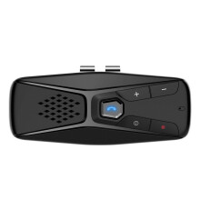 (T823) Kit mains libres Bluetooth 5.0 pour voiture avec pare-soleil sans fil et microphone sans fil, démarrage/connexion