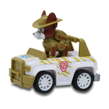 Figurines d'action Paw Patrol, chien de piste, véhicule animé, jouet en plastique, figurines d'action, cadeaux