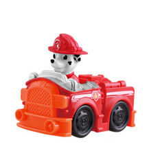 Figurines d'action Paw Patrol (Marshall) - Chien de piste Patrulla Canina - Véhicule animé en plastique - Figurines