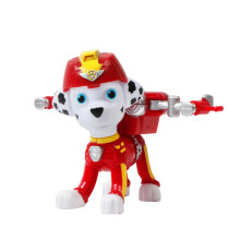 Figurines d'action Paw Patrol (Marshall) - Chien de piste Patrulla Canina - Véhicule animé en plastique - Figurines