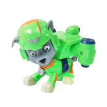 Figurines d'action Paw Patrol (Rockey) - Chien de piste Patrulla Canina - Véhicule animé en plastique - Figurines