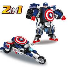 (Sans boîte) Nouveau super-héros Spiderman Venom Mech Chariot voiture robot figurines blocs de construction série