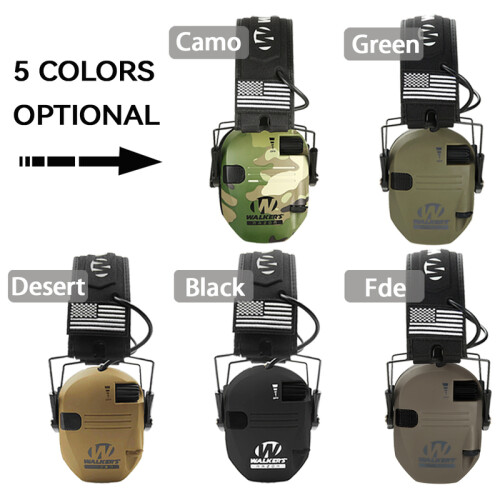 Cache-oreilles (camouflage) Cache-oreilles de sécurité Réduction du bruit Slim Shooter Cache-oreilles électroniques 2