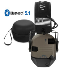(fde-adapter-case)Protecteurs d'oreilles Protections d'oreilles de sécurité Réduction du bruit Slim Shooter Cache-oreilles
