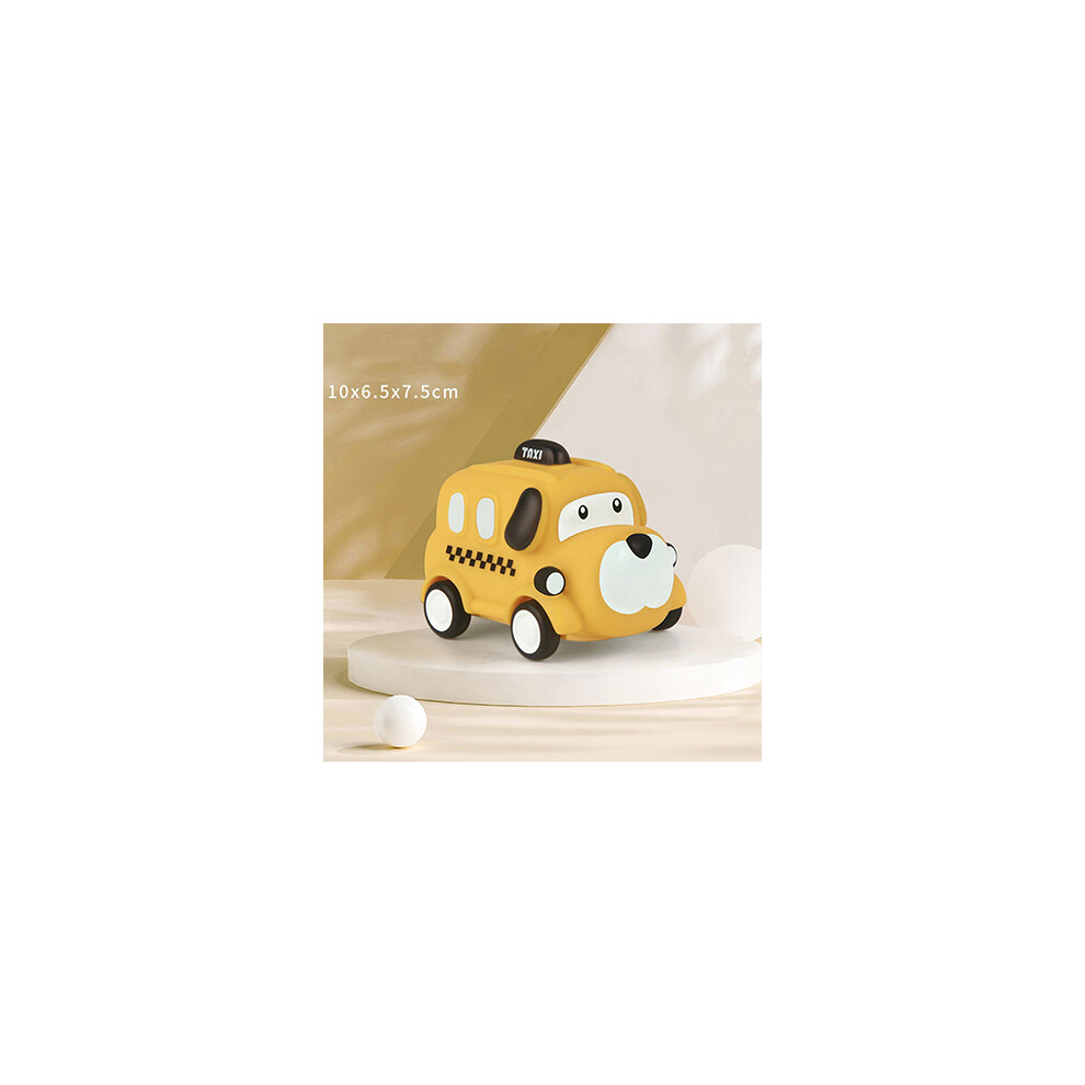 (Voiture de police ours) Jouets de voiture pour bébé Voitures souples et robustes Jouets de voiture rétractables