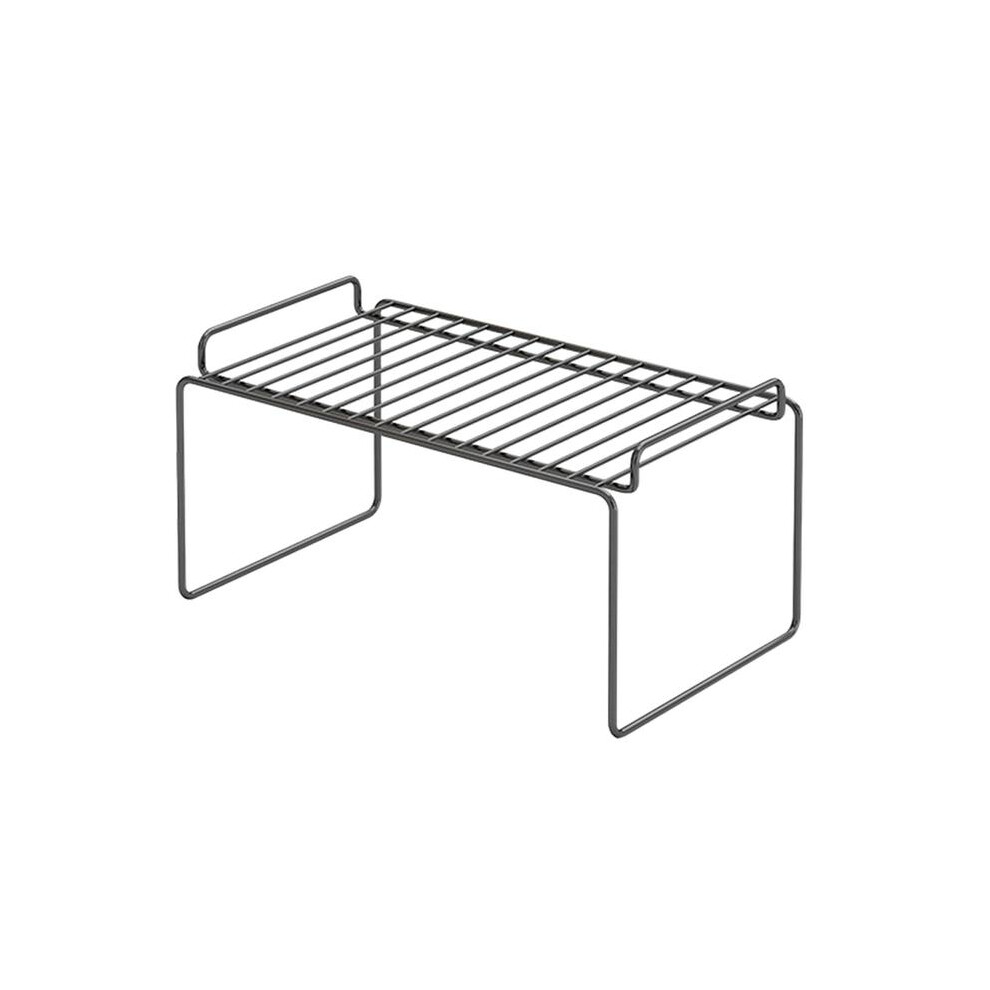 (Noir S) Étagère de rangement pour meuble-lavabo, étagère de rangement en fer pour accessoires de salle de bain,