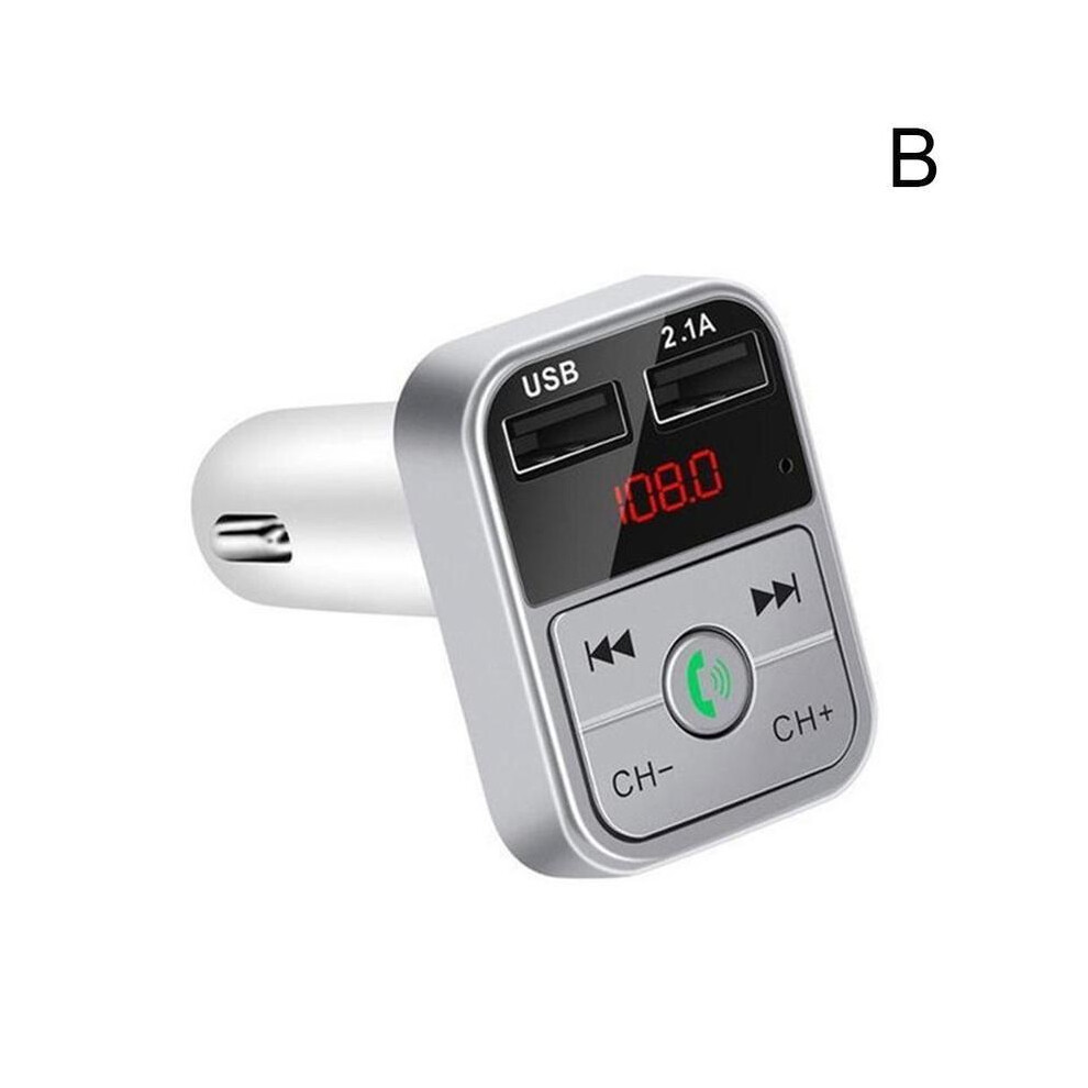 (B) Chargeur USB 3.1A pour voiture Xiaomi, chargeur de téléphone USB, charge rapide avec transmetteur FM, kit
