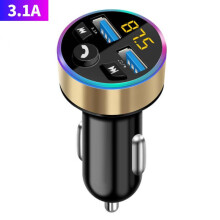 (2) Adaptateur audio pratique pour voiture, récepteur, haut-parleur mains libres portable fait à la main, accessoires