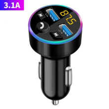 (1) Adaptateur audio pratique pour voiture, récepteur, haut-parleur mains libres portable fait à la main, accessoires