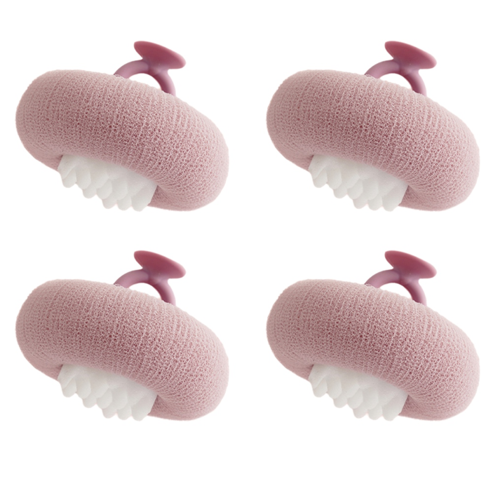 Senza Marchio Suction Cup Bath Ball Dual Use For Bathing D