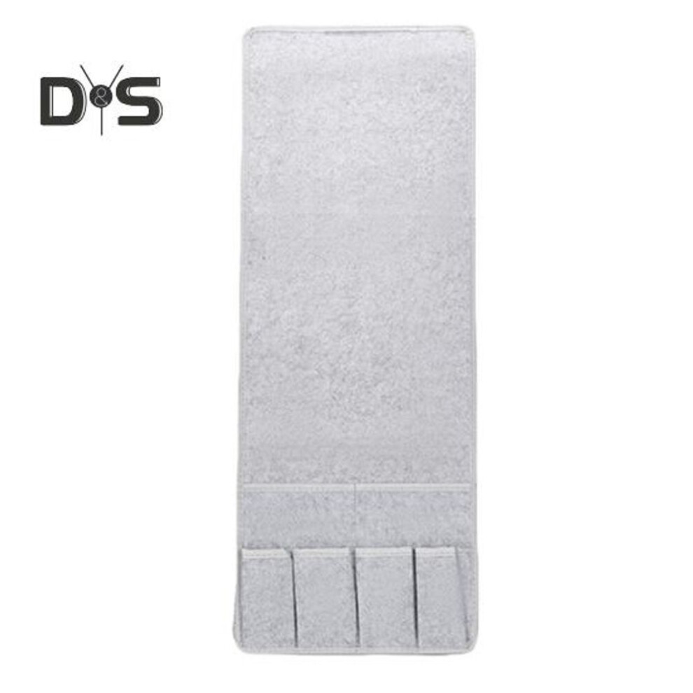 (grey) Storage Hanging Bag Sofa Armrest Organizer With 6 Pockets Easy To Install Recliner Couch Organizer Caddy Remote Control Holder
