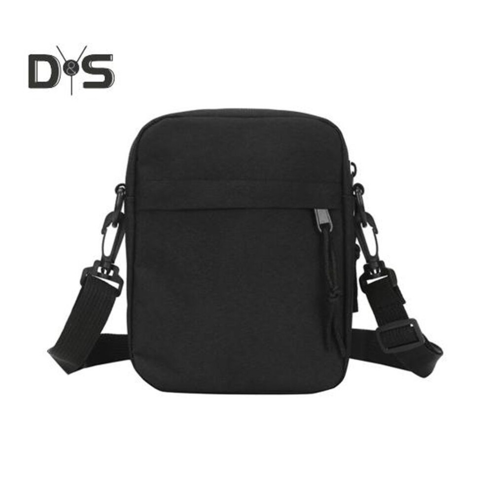 (black) Unisex Crossbody Bag Oxford Cloth Shoulder Bag Solid Color Phone Bag Crossbody Purse For Everyday Outings Street Shopping
