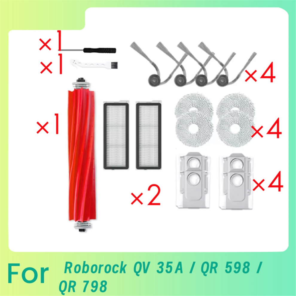 17 Pezzi Per Ricambi Per Aspirapolvere 35A / Qr 798 / Qr 598-image