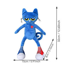 (Cat A) Cat Pete The Hand Puppet Plush Toy Soft Stuffed Animal Doll Cartoon Gift Kids