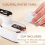 Σίδερο ατμού ταξιδιού 1000w για ρούχα LED Mini Steam Ironing EU Plug 2