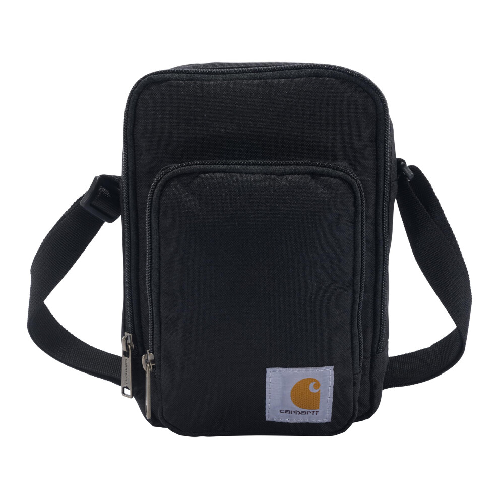 Carhartt Zip  Durable  Adjustable Zipper Closure for Men and Women  Essential Crossbody Bag (Black)