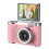 4K CCD 8X Digital Zoom Camera 180 Flip Screen Selfile Camera Pink 1